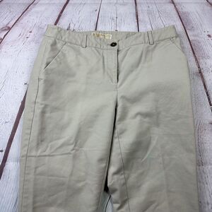 Michael Kors Pants Womens 6 Beige Khaki Stretch Chino Ankle Straight Casual
